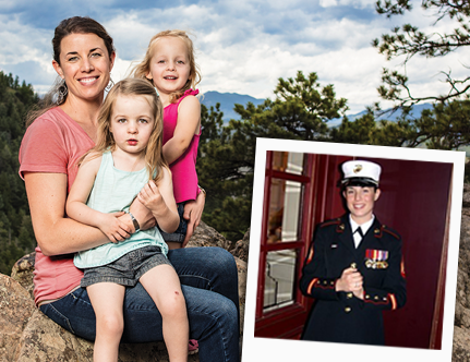 Marine Corps veteran Carmen McGinnis served two tours of duty in Iraq and Afghanistan. Today, as a DAV benefits advocate, wife and mother of two girls, she looks forward every day to helping change people’s lives for the better.
